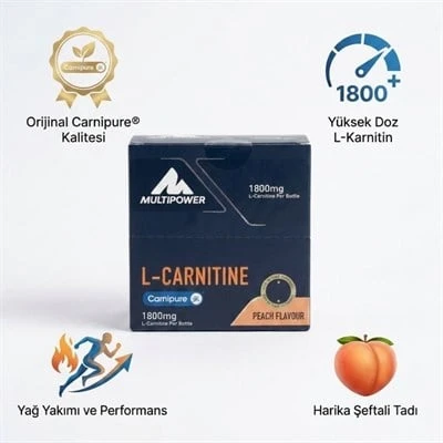 Multipower L-Carnitine Liquid 1800 Mg 20 Ampul - Resim 3