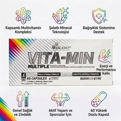 Olimp Vita-Min Multiple Sport 60 Kapsül - Resim 4
