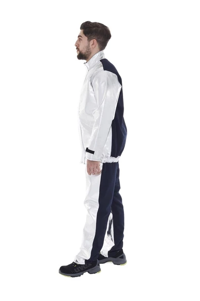 ALÜMİNİZE TEK TARAFLI CEKET PANTALON - Resim 4