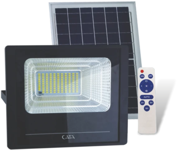 CATA CT 4648 Kongo Kumandalı 120W Solar Led Projektör 6400K Beyaz Işık ürün görseli 1