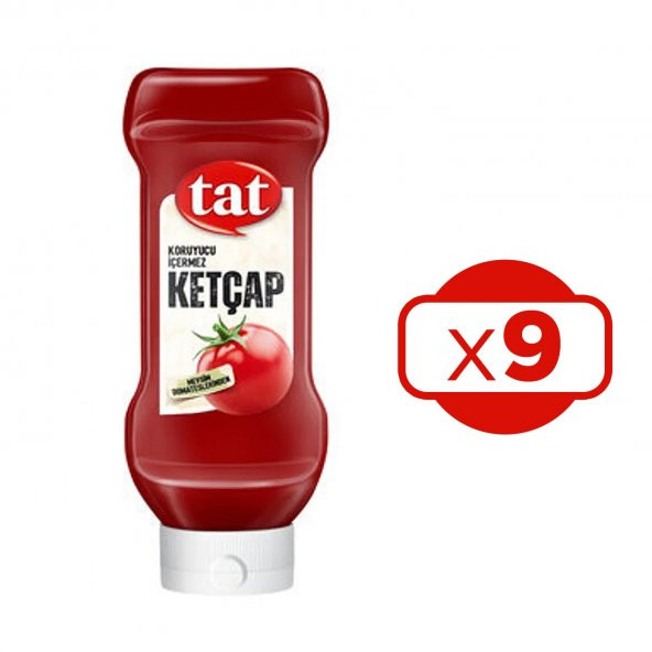 Tat Ketçap 650 G Tatlı x 9 Adet ürün görseli 1
