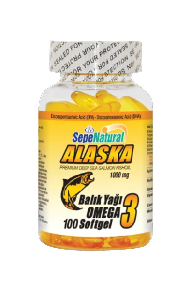 Omega 3 Balık Yağı 100 Softgel Kapsül 1000 mg Yumuşak Kapsül ürün görseli 1
