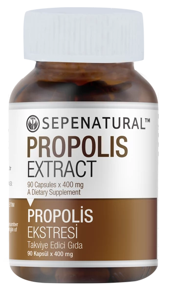 Propolis Extract 90 Kapsül 380 mg PROPOLİS Ekstrakt Ekstresi ürün görseli 1