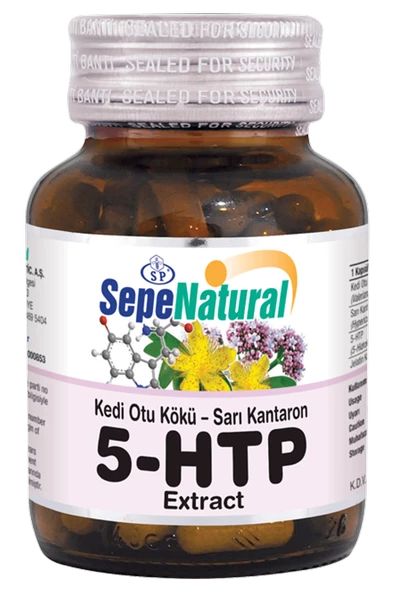 5-HTP 5-Hydroxytryptophan Extract Kapsül 60 x 350 mg Ekstresi ürün görseli 1