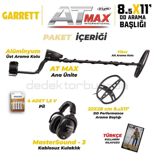 At Max International Dedektör (8,5x11'' DD Başlıkla) ürün görseli 1