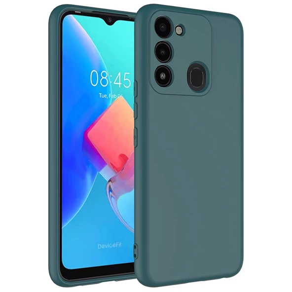 Gpack Tecno Spark 8C Kılıf Mara Lansman Silikon Mat Soft İçi Süet ürün görseli 1