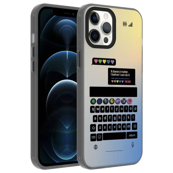 Smcase Apple iPhone 13 Pro Max Kılıf Dragon Serisi Desenli Sert Kapak ürün görseli 1