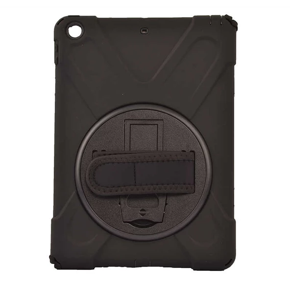 Smcase Apple iPad 9.7 2017 Kılıf Tablet Tank Koruma Defender Standlı df1 ürün görseli 1