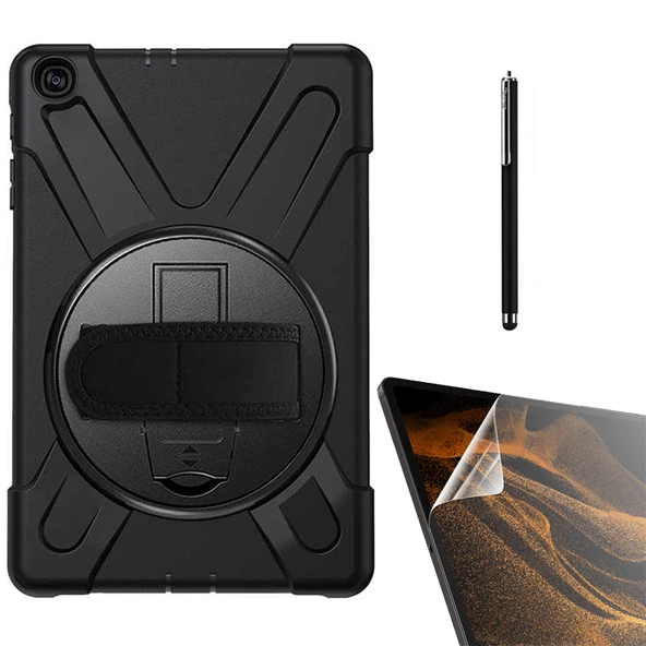 Smcase Apple iPad Mini 1 Kılıf Tablet Tank Koruma Defender Standlı df11  Nano  Kalem ürün görseli 1