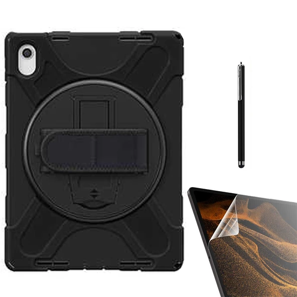 Smcase Apple iPad 10.9 (10.Nesil) 2022 Kılıf Tablet Tank Koruma Defender Standlı df22  Nano  Kalem ürün görseli 1