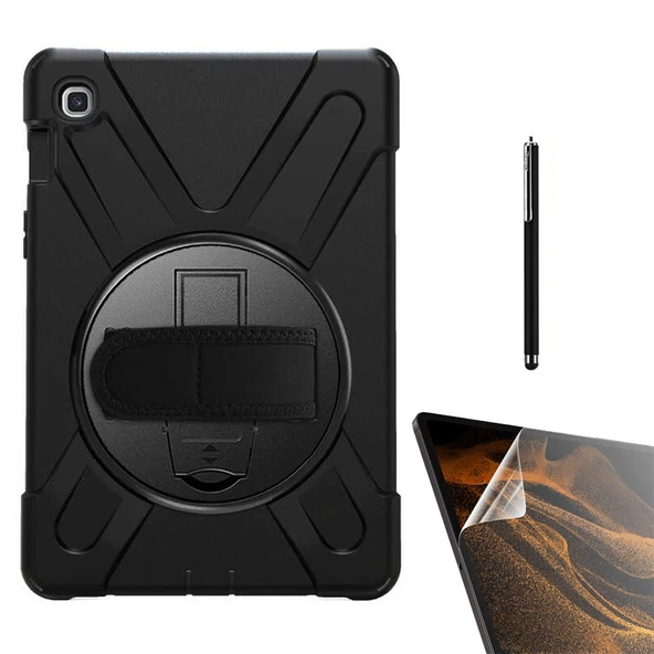 Smcase Samsung Galaxy Tab S6 Lite P610 Kılıf Tablet Tank Koruma Defender Standlı df22  Nano  Kalem ürün görseli 1