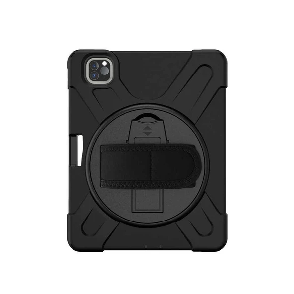 Smcase Apple iPad Pro 11 2020 12.9 inç Kılıf Tablet Tank Koruma Defender Standlı df3 ürün görseli 1