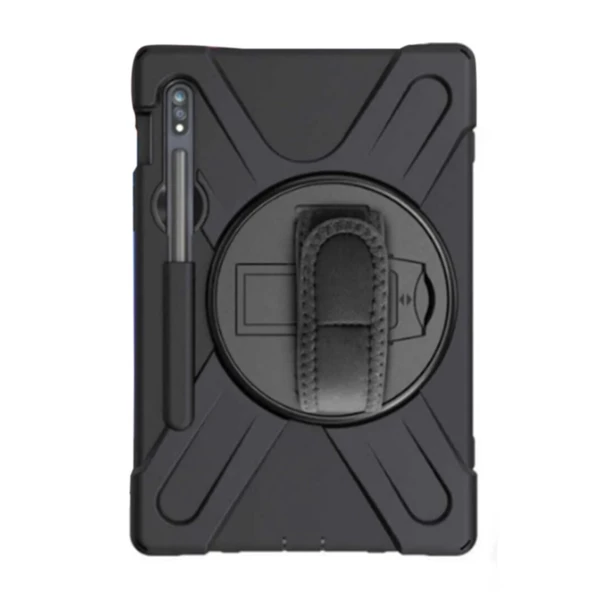 Smcase Samsung Galaxy Tab S7 Plus T970 Kılıf Tablet Tank Koruma Defender Standlı df3 ürün görseli 1