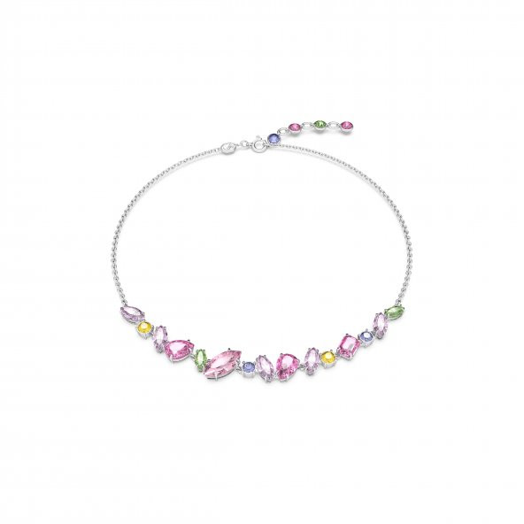 5658398 Swarovski Kolye Gema:Necklace Mini Frontal Pink/Rhs ürün görseli 1
