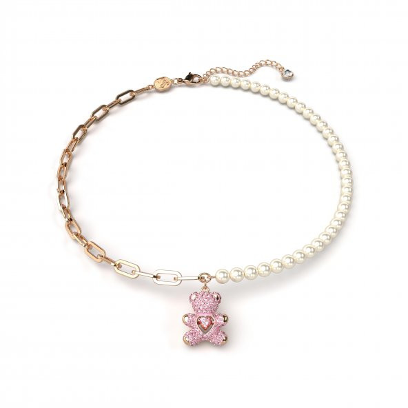 5669166 Swarovski Kolye Mp Teddy:Pend Hrt Bear Lros/Ros ürün görseli 1