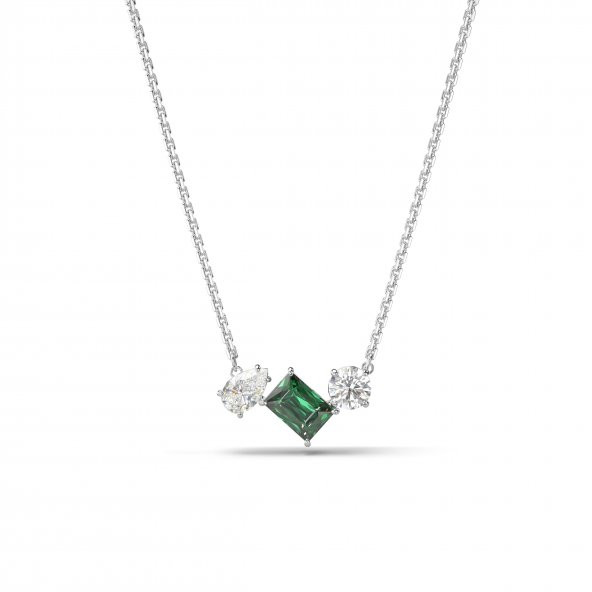 5668278 Swarovski Kolye Mesmera:Pend Green White/Rhs ürün görseli 1