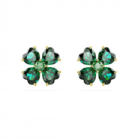 5666236 Swarovski Küpe Idyllia:Pe Stud Clover Gre/Gos ürün görseli 1