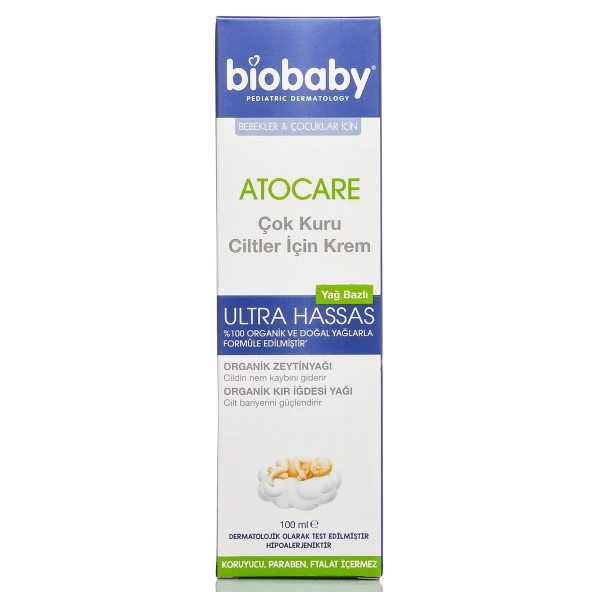 Biobaby Kuru ve Atopik Ciltler için Krem 100 ml ürün görseli 1