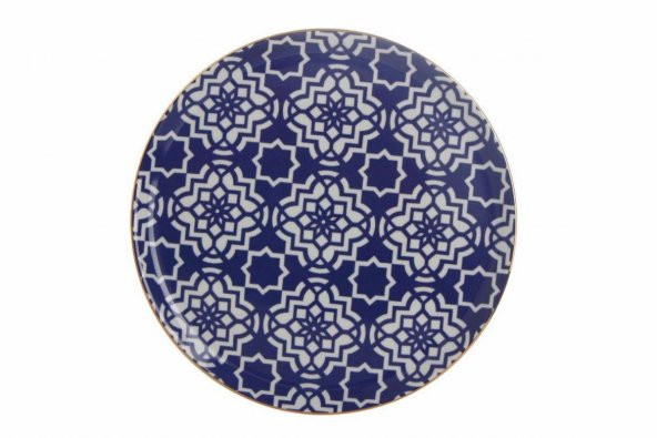 Porland Morocco Desen7 Mor Düz Tabak 28 cm  04A+P019252 ürün görseli 1