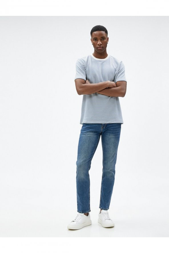 Straight Fit Kot Pantolon - Mark Jean ürün görseli 1