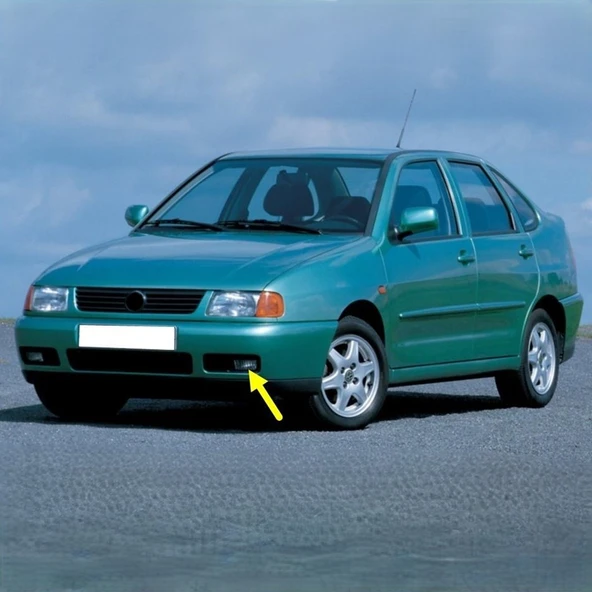 VW Polo Classic 1996-2002 Ön Tampon Sol Sis Farı Kapağı 6K5853665 ürün görseli 1