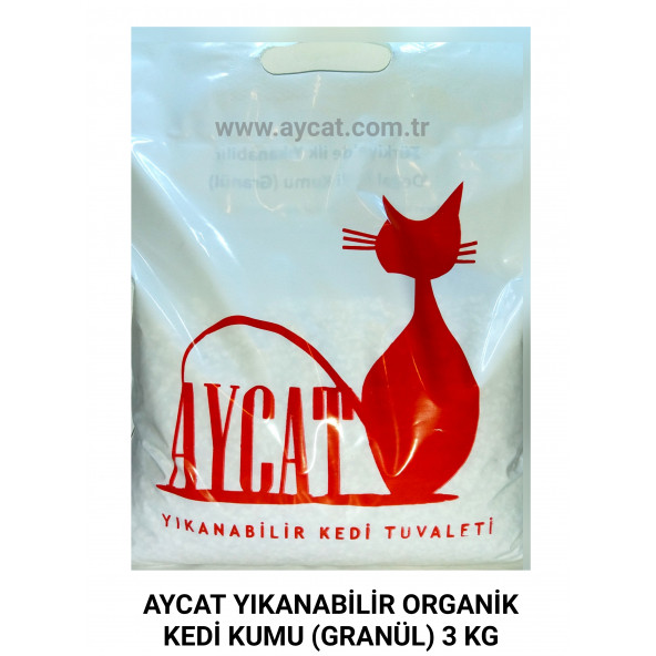 Aycat Yıkanabilir Kedi Kumu 3 Kg ürün görseli 1