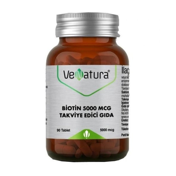 Venatura Biotin 5000 mcg 90 Tablet ürün görseli 1