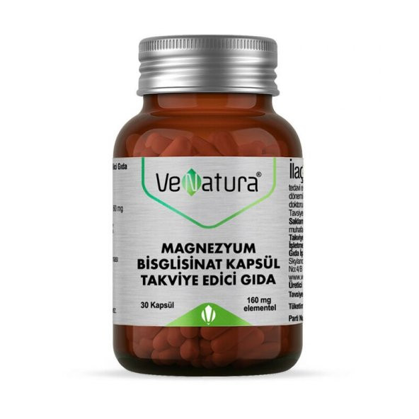 VeNatura Magnezyum Bisglisinat Takviye Edici Gıda 30 Tablet ürün görseli 1