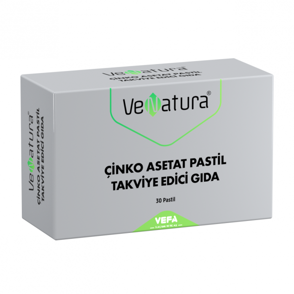 Venatura Çinko Asetat 30 Pastil ürün görseli 1