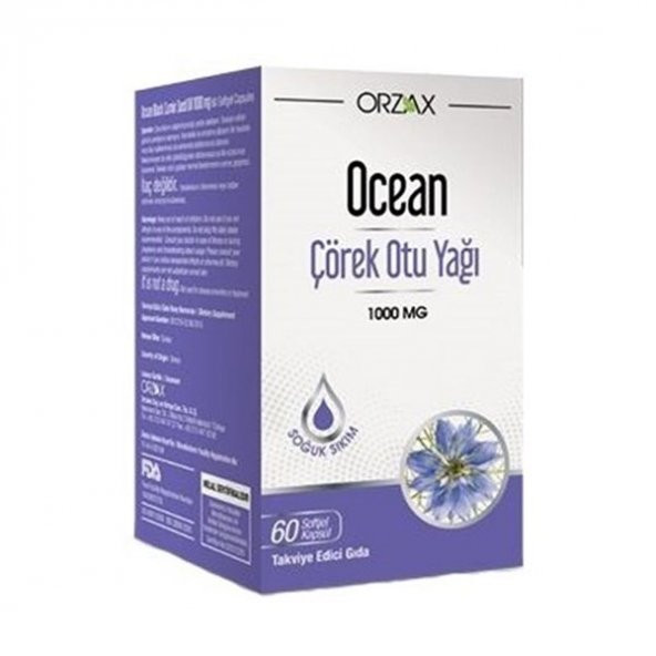 Ocean Çörek Otu Yağı 1000 mg 60 Kapsül ürün görseli 1