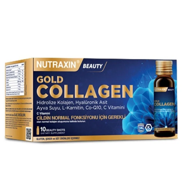 Nutraxin Beauty Gold Collagen 10x50 ml ürün görseli 1