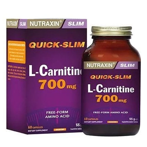 Nutraxin L Carnitine 700mg 60 Kapsül ürün görseli 1