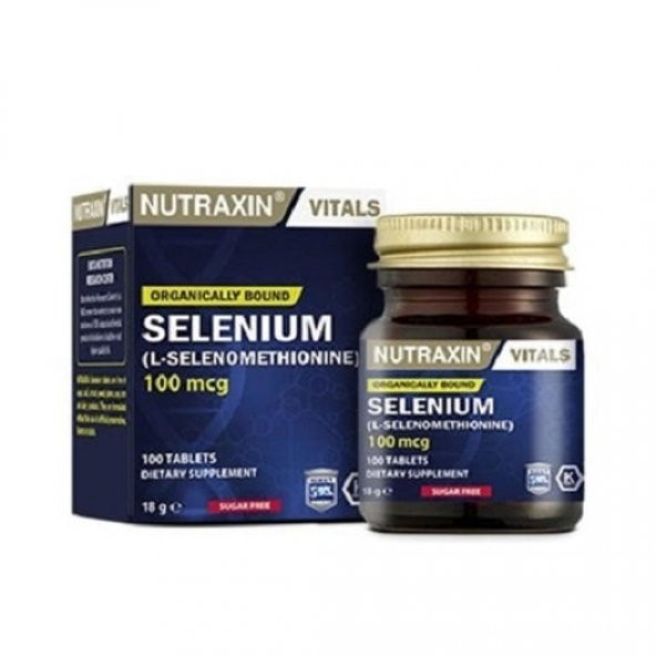 Nutraxin Selenium 100 mcg 100 Tablet ürün görseli 1