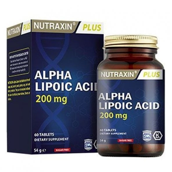 Nutraxin Alpha Lipoic Acid 200 mg 60 Tablet ürün görseli 1
