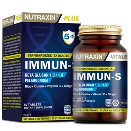 Nutraxin immun S 60 Tablet ürün görseli 1