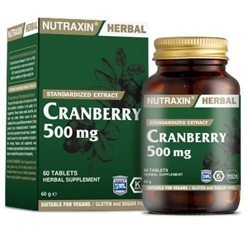 Nutraxin Cranberry 500 mg 60 Tablet ürün görseli 1