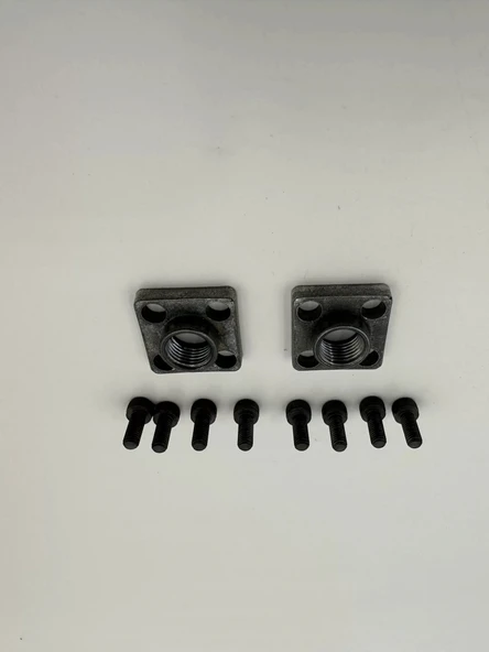 Hidrolik Pompa Düz Adaptörü M6 - 25x25 - 1/4 - Resim 4