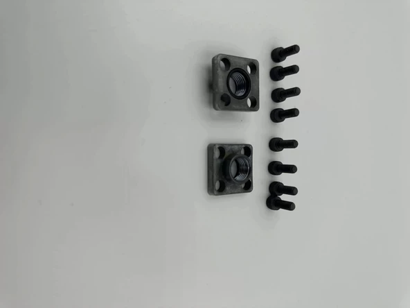 Hidrolik Pompa Düz Adaptörü M6 - 25x25 - 1/4 - Resim 6