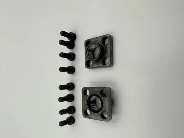 Hidrolik Pompa Düz Adaptörü M6 - 25x25 - 1/4 - Resim 5