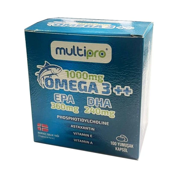 Multipro Omega 3 100 Kapsül ürün görseli 1