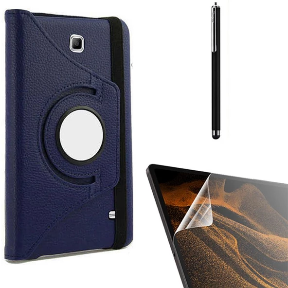 Gpack Samsung Galaxy Tab 4 7.0 T230 Kılıf Kapaklı Standlı 360 Dönebilen Koruma dn11  Nano  Kalem ürün görseli 1