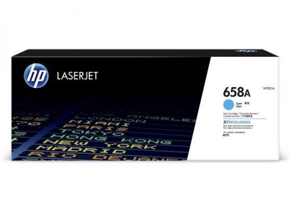 HP 658A Cyan Mavi 6.000 Sayfa Toner W2001A ürün görseli 1