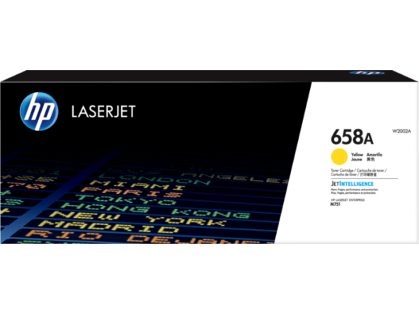 HP 658A Yellow Sarı 6.000 Sayfa Toner W2002A ürün görseli 1