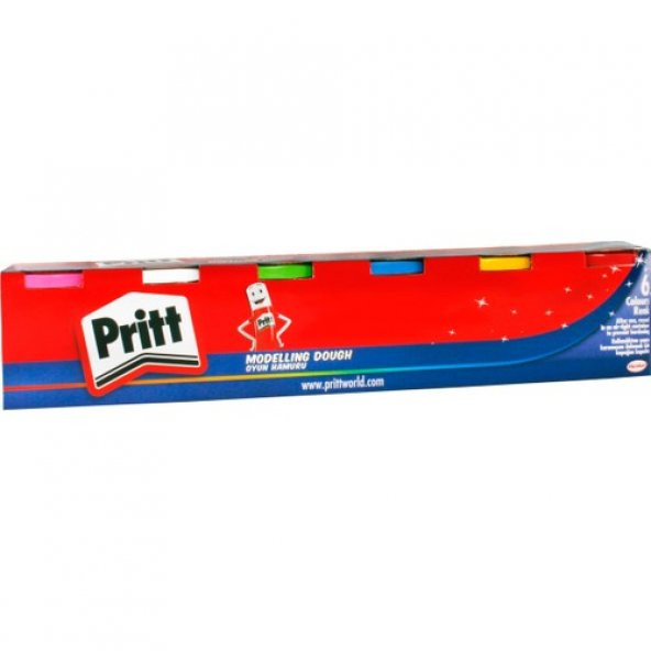 Pritt Oyun Hamuru 6 Renk 100 Gr ürün görseli 1
