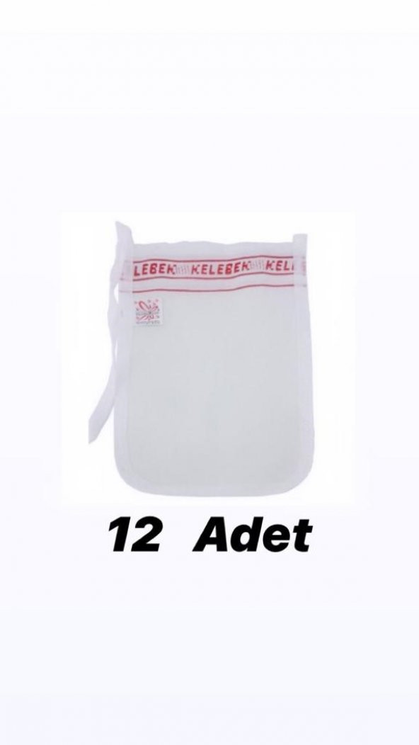 KELEBEK KALIN KESE 12Lİ SERT HAMAM KESE GELİN KESESİ ürün görseli 1