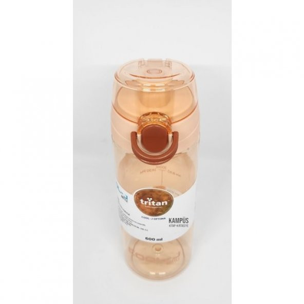 Kilitli Trıtan Matara 600ml Pembe - Resim 3