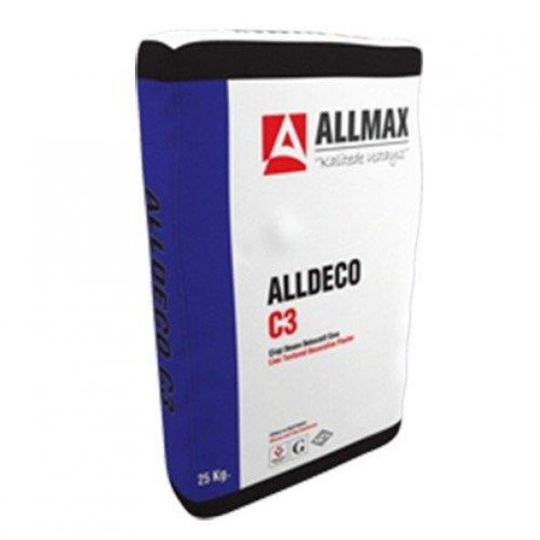 Allmax C3 Çizgi Desen Dekoratif Sıva 25 Kg ürün görseli 1
