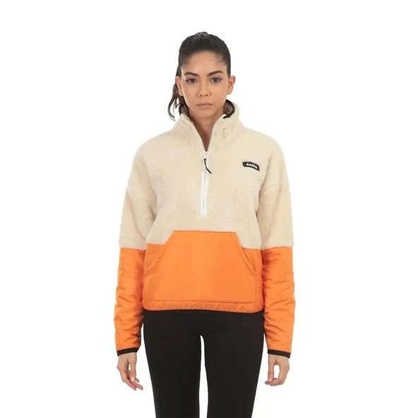 Diadora D202018-580 Colorblock W 1/2 Zip Sherpa Kadın Sweatshirt ürün görseli 1
