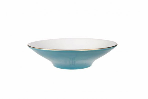 Porland Glamorous Turkuaz Çukur Tabak 20 cm 04A+P021660 ürün görseli 1