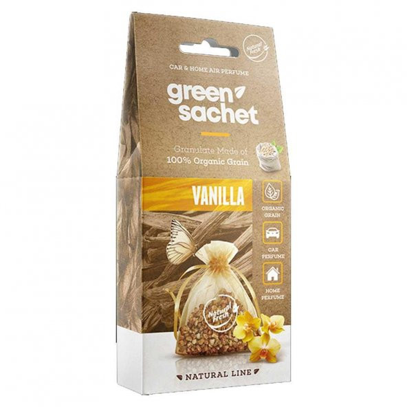 ELIX Natural Ahsap Granüllere Emdirilmis Özel Aromali Koku - Vanilya ürün görseli 1